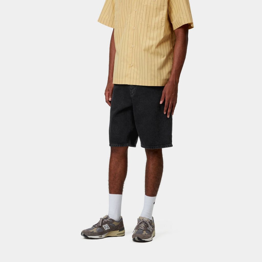 CARHARTT WIP  Single Knee Short - Denim Smith Denim