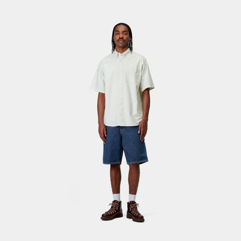 CARHARTT WIP  Single Knee Short - Denim Smith Denim