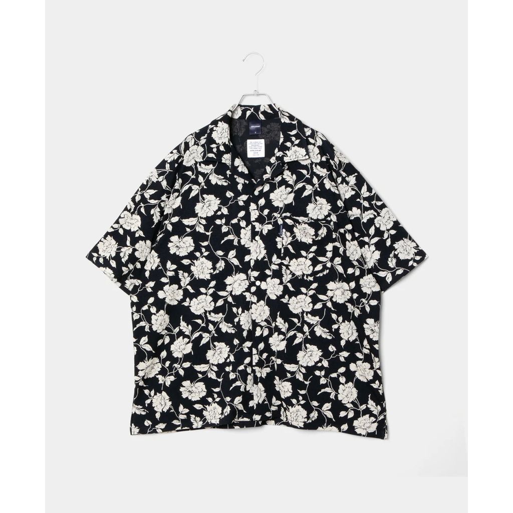 APPLEBUM CHIRIMEN KNIT ALOHA SHIRT (OVERSIZED)