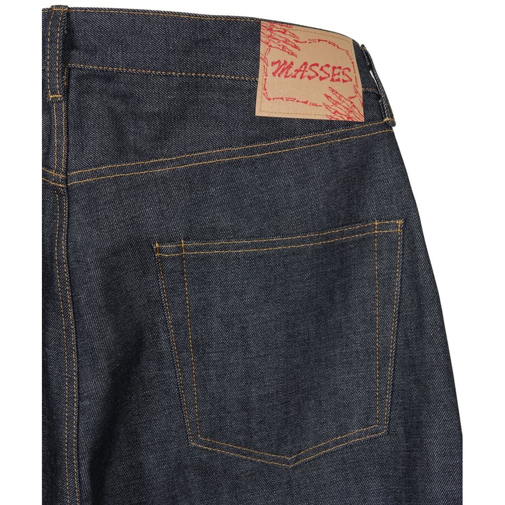 MASSES DENIM 5P PANTS RIGID BLACK