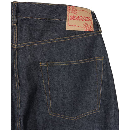 MASSES DENIM 5P PANTS RIGID BLACK
