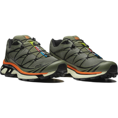 SALOMON XT-6 (Deep Lichen Green/Black/Red Orange)
