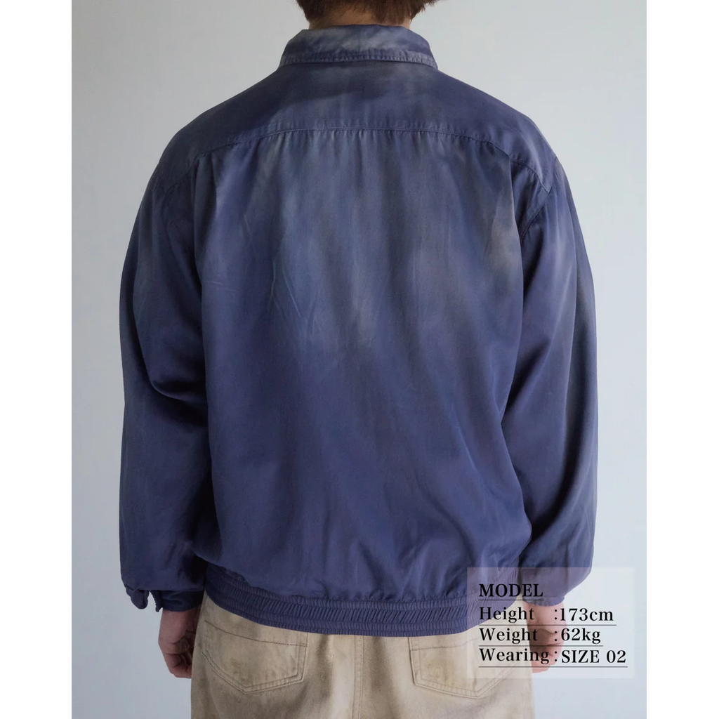 ANACHRONORM RAYON DRIZZLER JACKET NAVY