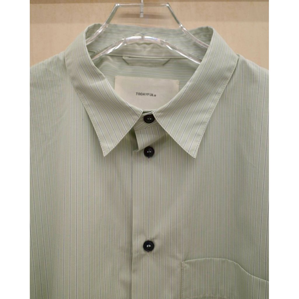 TODAYFUL Stripe Pocket Shirts