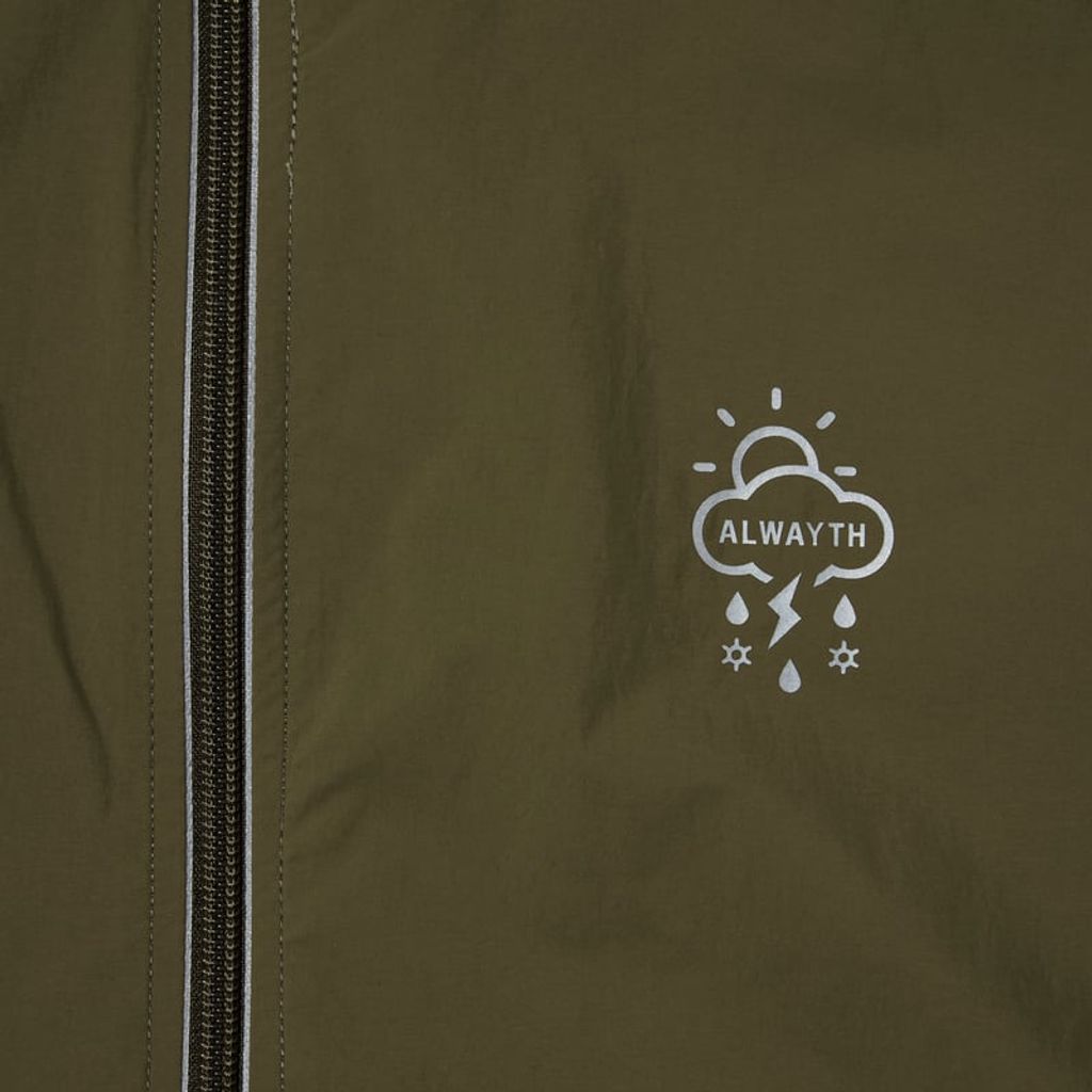 ALWAYTH / TRAINING JACKET ＆ PANTS SET / REFLECT PRINTED /  OLIVE