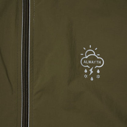 ALWAYTH / TRAINING JACKET ＆ PANTS SET / REFLECT PRINTED /  OLIVE