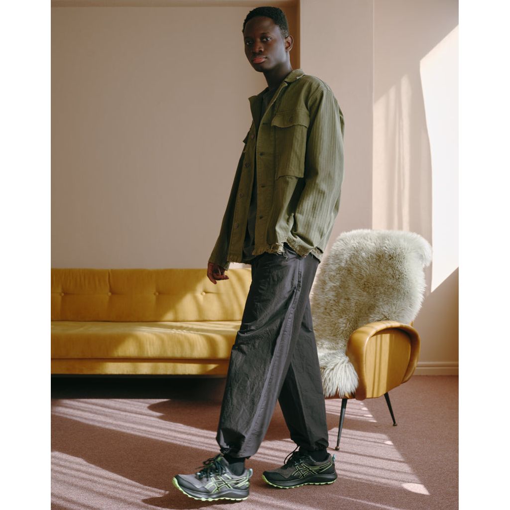 MARKA ORGANIC COTTON SILK HIGH COUNT TYPEWRITER COCOON WIDE EASY PANTS