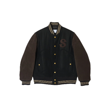 SUGARHILL LEATHER STUDIUM JACKET