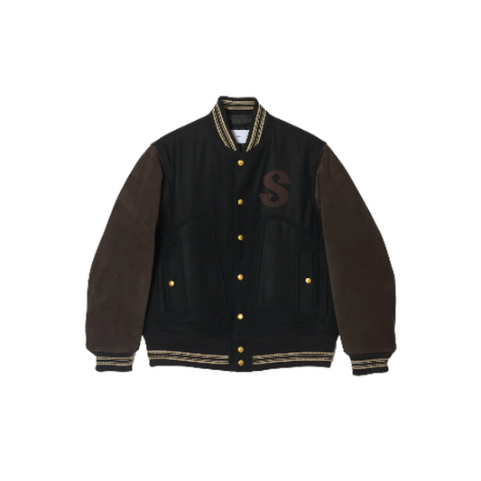 SUGARHILL LEATHER STUDIUM JACKET