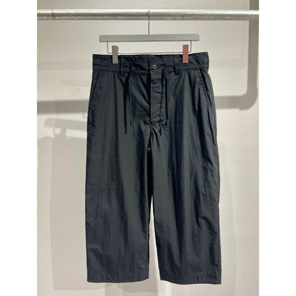PORTER CLASSIC POPLIN WIDE LONG PANTS