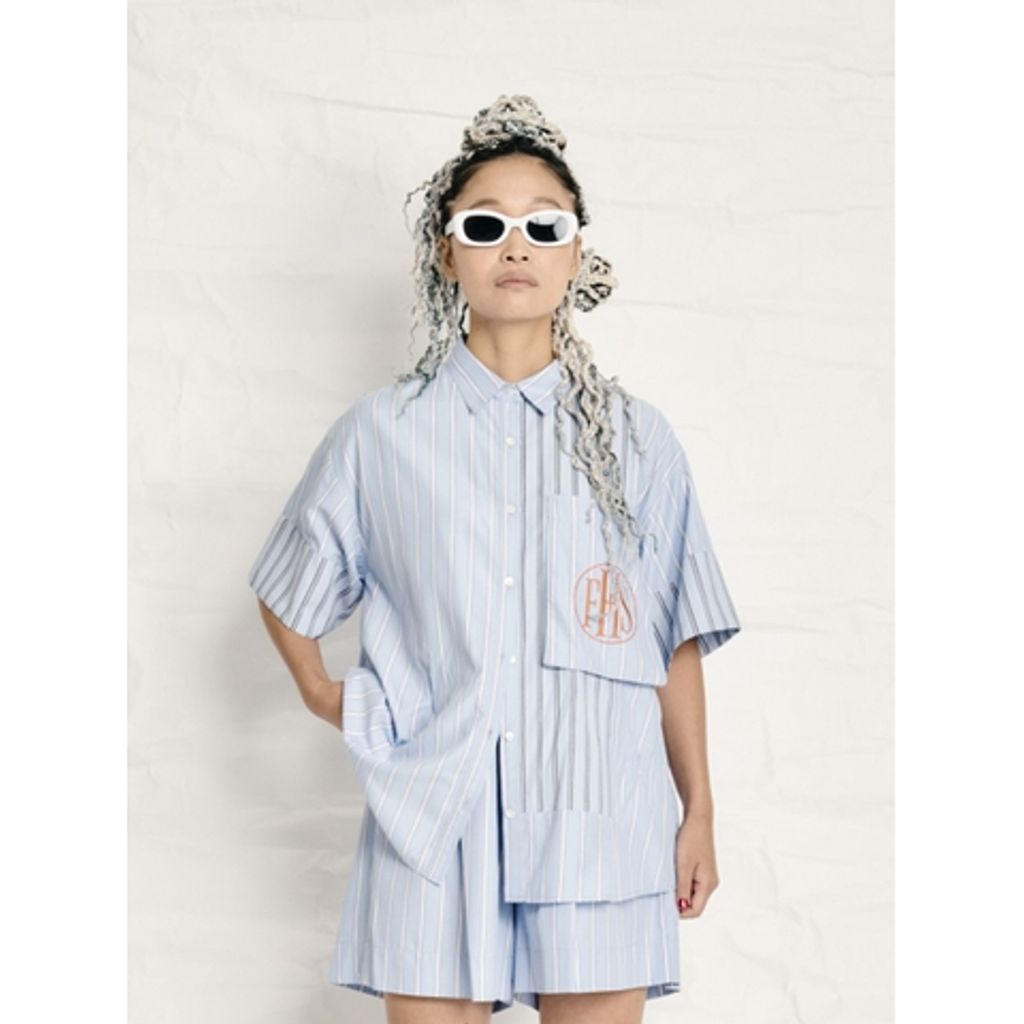 THOMAS MAGPIE P/Ten Stripe shirt