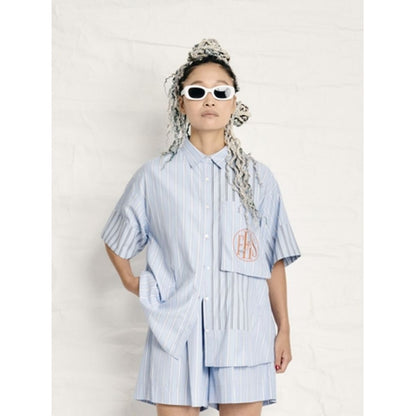 THOMAS MAGPIE P/Ten Stripe shirt