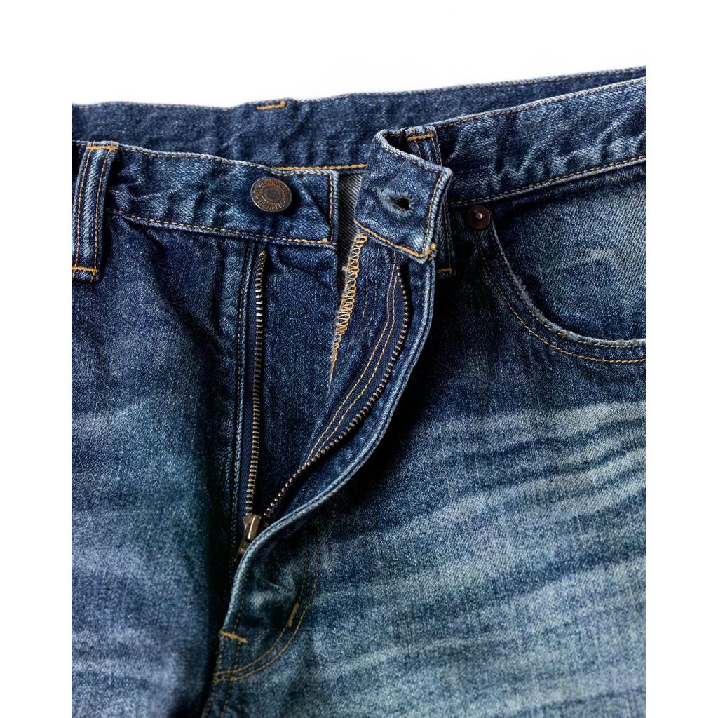 ANACHRONORM AGING WIDE 5P DENIM PANTS INDIGO
