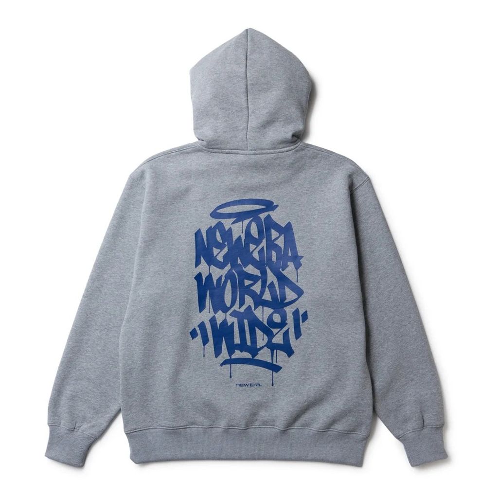 NEW ERA オーバーサイズド スウェット プルオーバー フーディー Tagging Logo ヘザーグレー  15129314