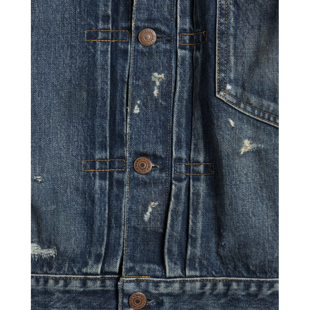 ANACHRONORM CONTEXT-005 FRONT TUCK DENIM JACKET(26 REMAKE)