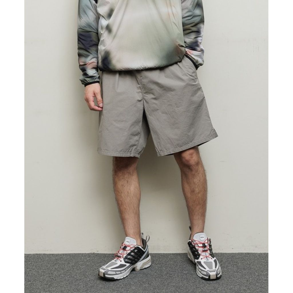 BAL WASHED TWILL WOVEN BELTED SHORT