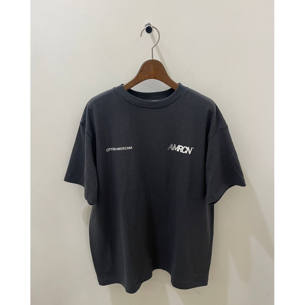 Americana ラフィー丸胴 プリントT