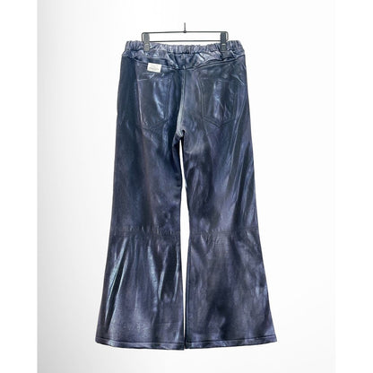 TALKING ABOUT THE ABSTRACTION TRANSCRIPTION RANSFER FLARE PANTS