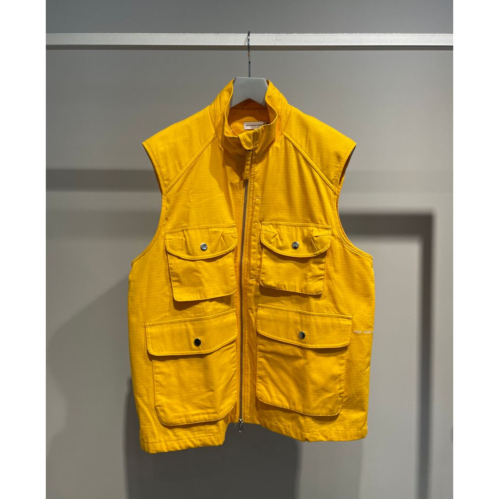 訳あり   POP TRADING COMPANY SAFARI VEST