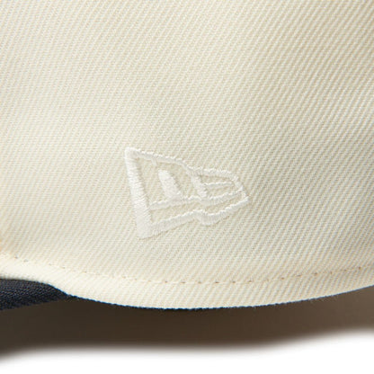 NEW ERA  59FIFTY ソフトバックラム Powered by GORO NAKATSUGAWA(min-nano) クローム ネイビーバイザー