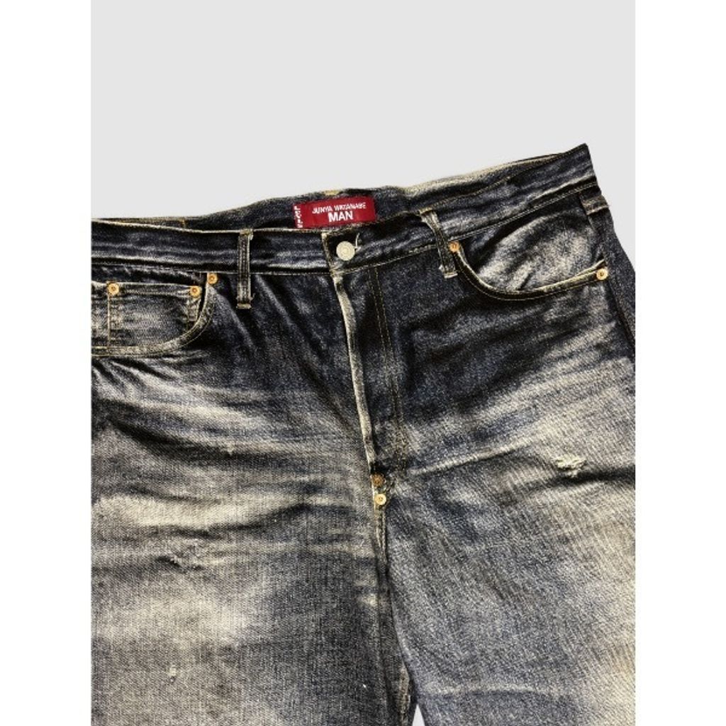 eYe JUNYA WATANABE MAN 『BerBerJin』×『Levi's』TRIPLE NAME PRINT DENIM PANTS