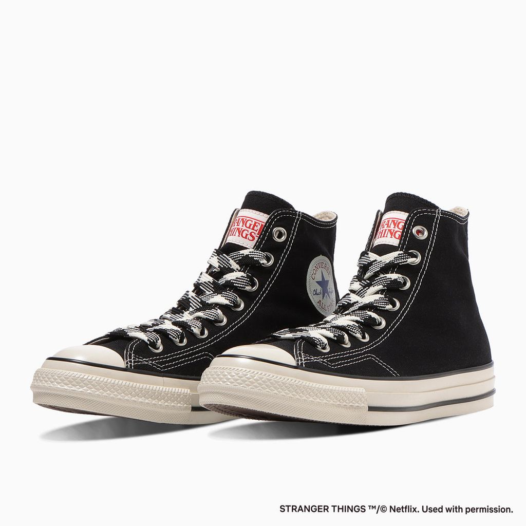 CONVERSE ALL STAR AGED 87 CL HI / STRANGER THINGS 5（BLACK）