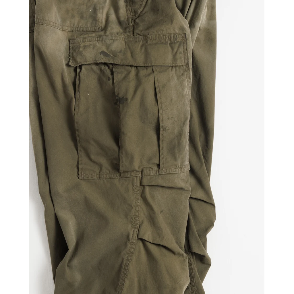 ANACHRONORM FADED CARGO EASY PANTS OLIVE