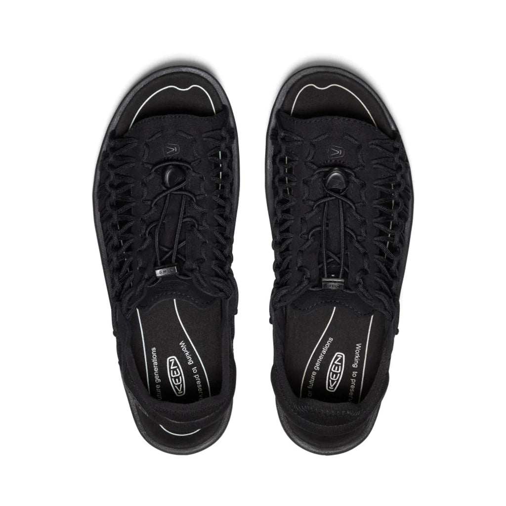 KEEN メンズ ユニーク ツー オーティー サンダル Black/Black