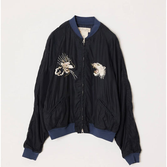 REMI RELIEF キュプラ綿ツイルブルゾン(刺繍)