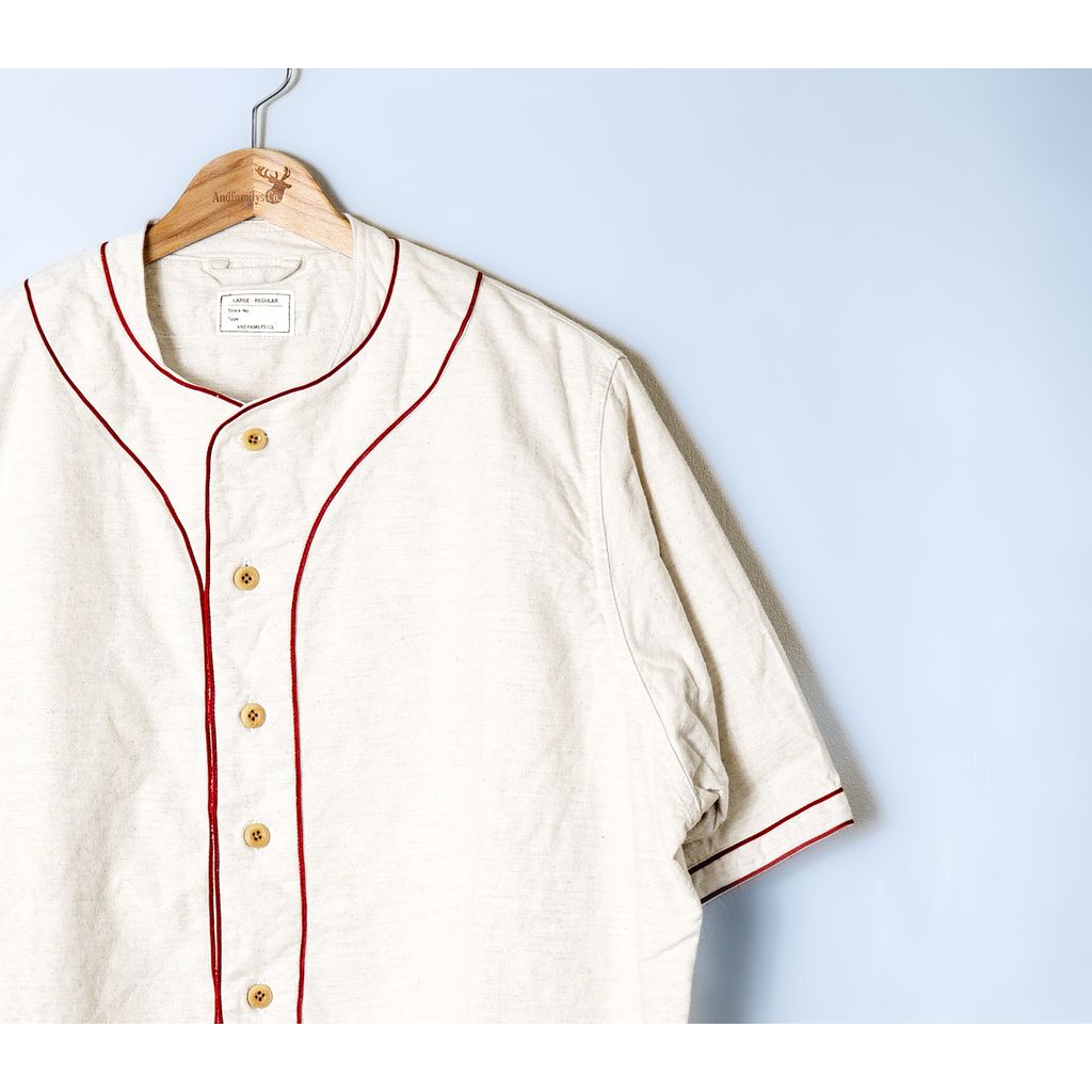 ANDFAMILYS Cotton Baseball Shirt
