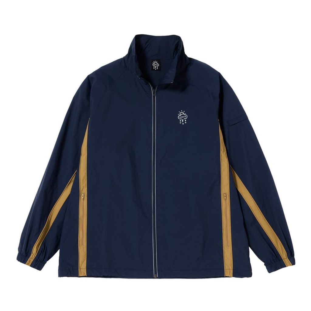 ALWAYTH / TRAINING JACKET ＆ PANTS SET / REFLECT PRINTED / NAVY