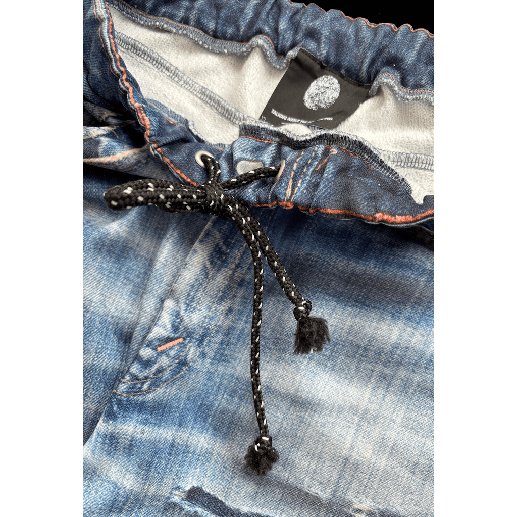 TALKING ABOUT THE ABSTRACTION DENIM PRINT STRIGHT PT