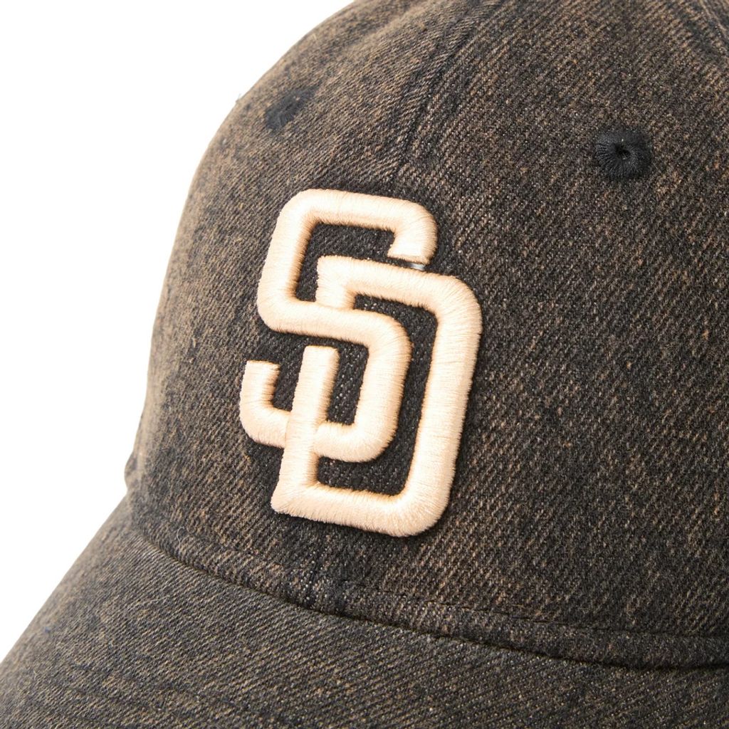 NEW ERA 9TWENTY Over Dye Denim サンディエゴ・パドレス ブラウン