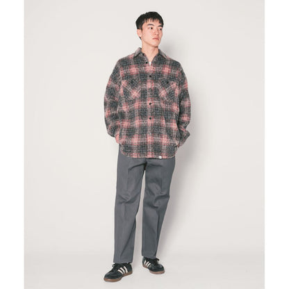 BEDWIN & THE HEARTBREAKERS L/S WOOL BIG SHIRT "BILLY"