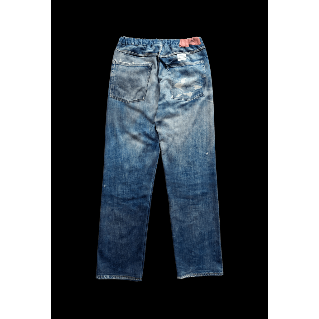 TALKING ABOUT THE ABSTRACTION DENIM PRINT STRIGHT PT