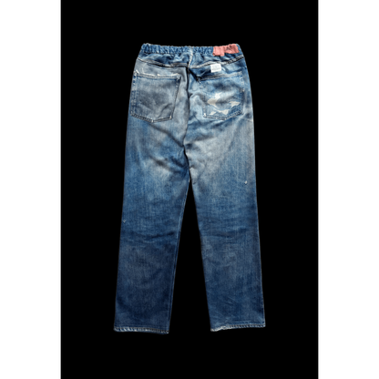 TALKING ABOUT THE ABSTRACTION DENIM PRINT STRIGHT PT