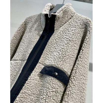 COMME des GARCONS HOMME コットンウールボア ブルゾン（L.GREY）