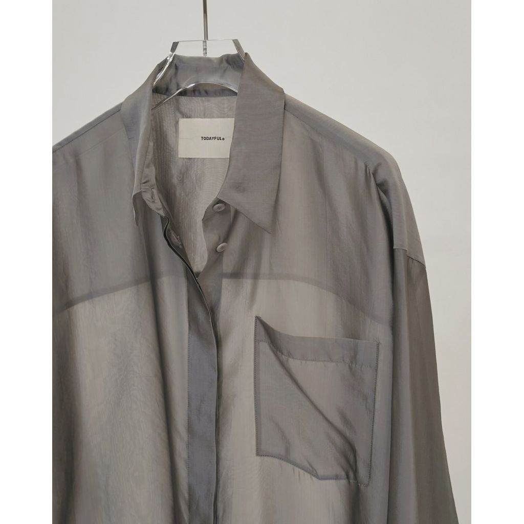 TODAYFUL Chambray Silky Shirts