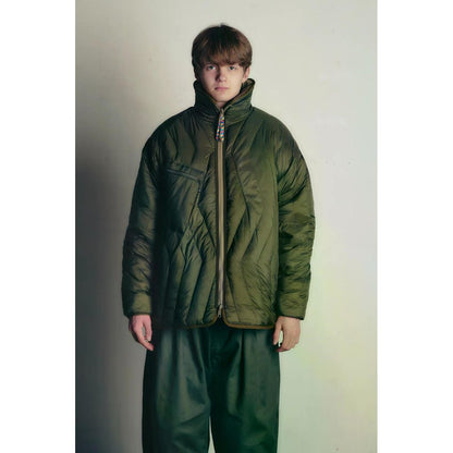 is-ness REVERSIBLE FLEECE DOWN JACKET is-ness×TAION