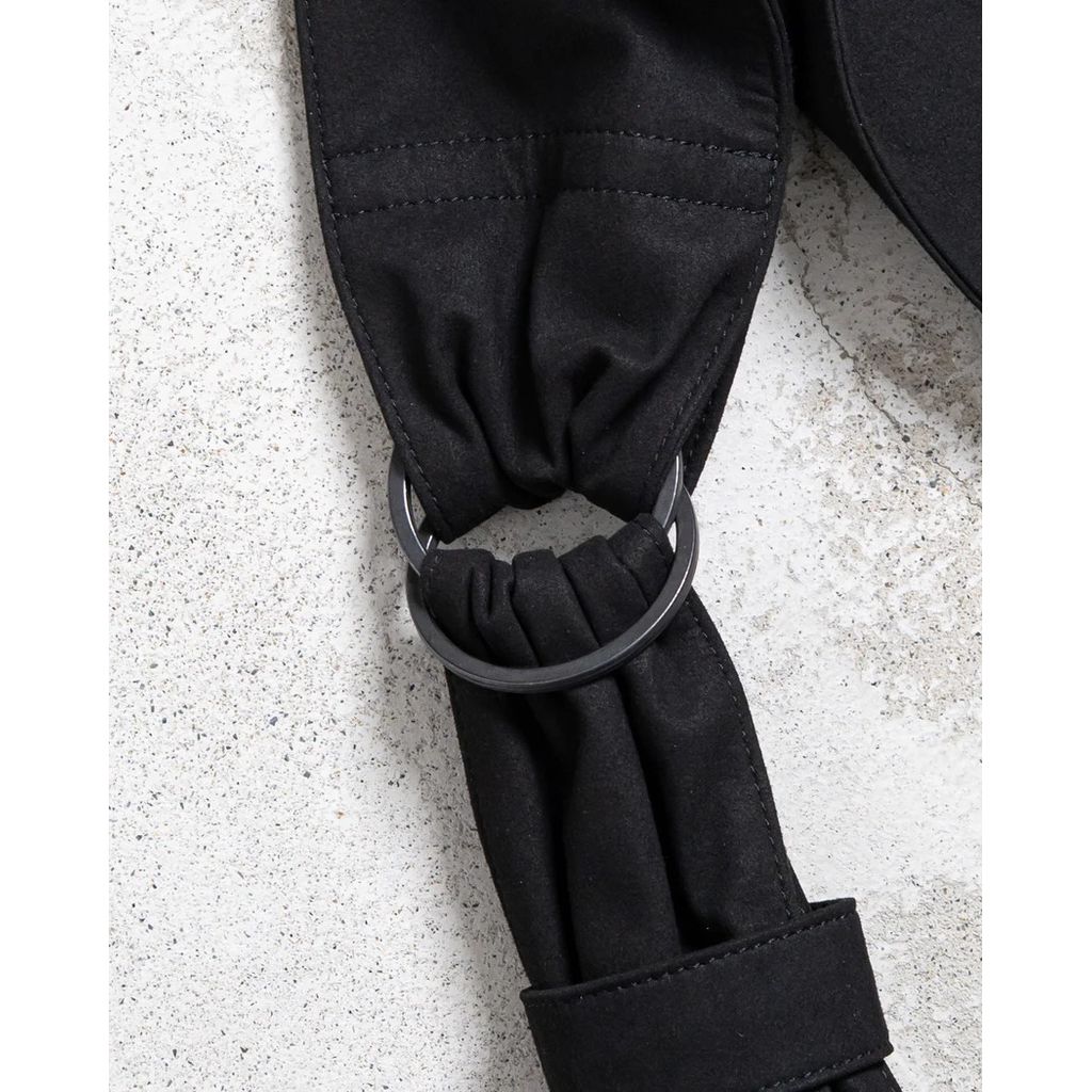 yorozu TASUKI SHOULDER "HIGH DENSITY MICROFIBER" STANDARD SIZE (BLACK)