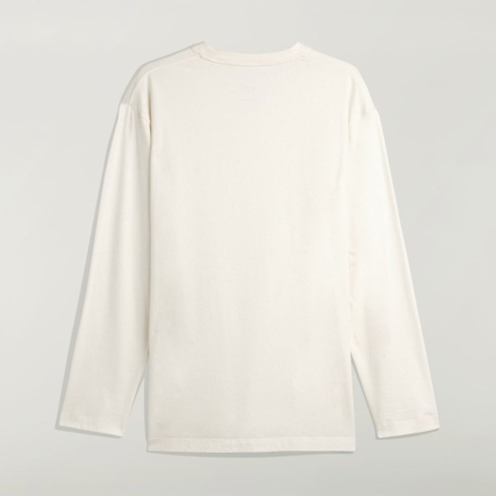 Y-3 Y-3 LOGO LONG SLEEVE TEE（CHALK WHITE）