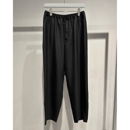 COMME des GARCONS HOMME WOOL GABARDINE EASY PANTS（BLACK）
