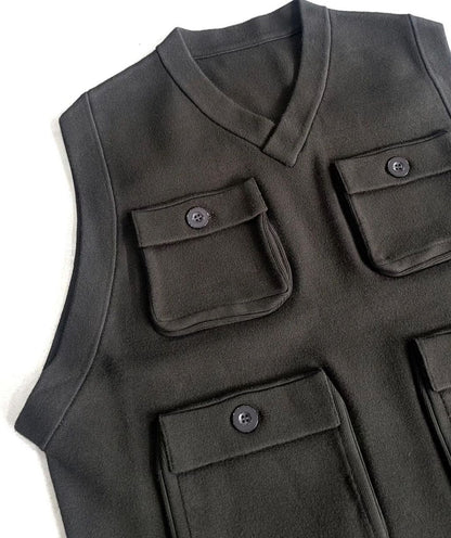 VOO × AMBERGLEAM Fisherman Knit Vest