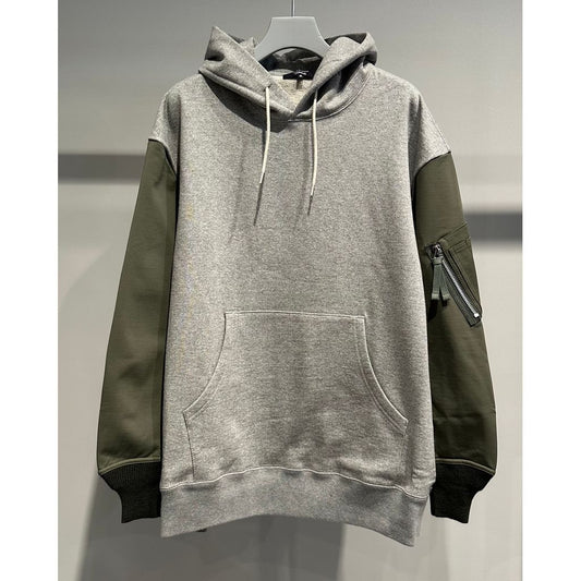 COMME des GARCONS HOMME MILITALY MIX SWEAT HOODY（KAHKI）