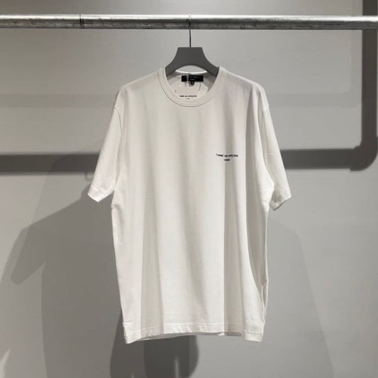 COMME des GARCONS HOMME COMME des GARCONS HOMME LOGO TEE（WHITE）