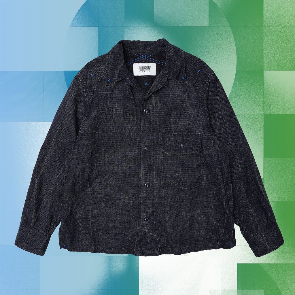 HOMBRENINO CORONA UTILITY EYELET SHIRT