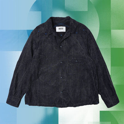 HOMBRENINO CORONA UTILITY EYELET SHIRT