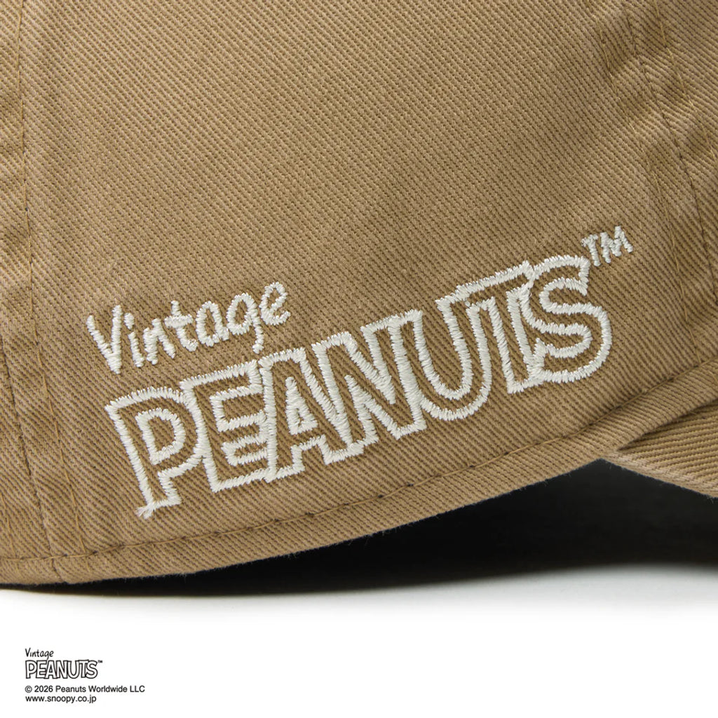 NEW ERA 9TWENTY Vintage PEANUTS ピーナッツ GOLF スイング カーキ