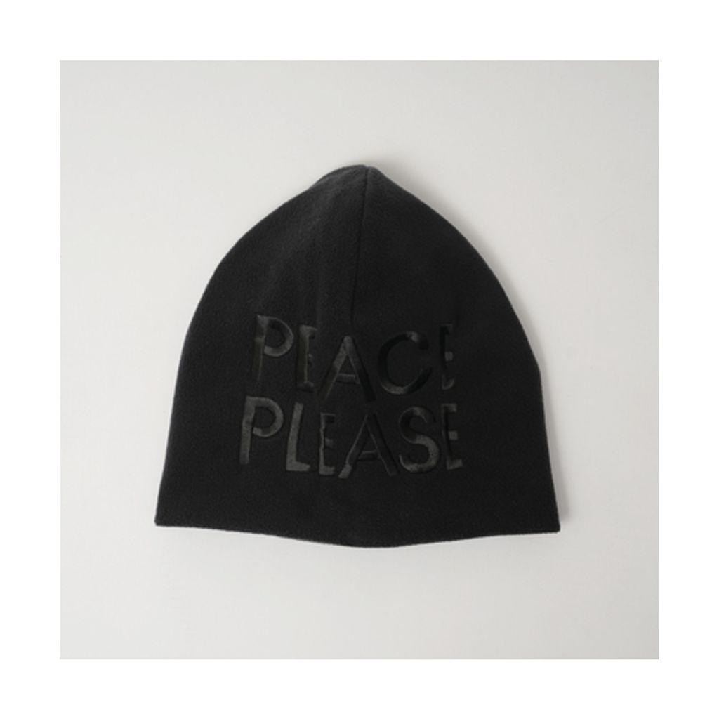 GARBAGE FLEECE BEANIE（PEACE PLEASE）