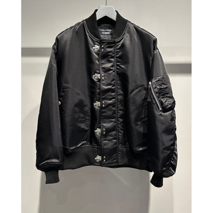 COMME des GARCONS HOMME TWILL HOOK MILITALLY JACKET（BLACK）